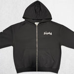 Load image into Gallery viewer, VIRTUE ZIP UP JET BLACK